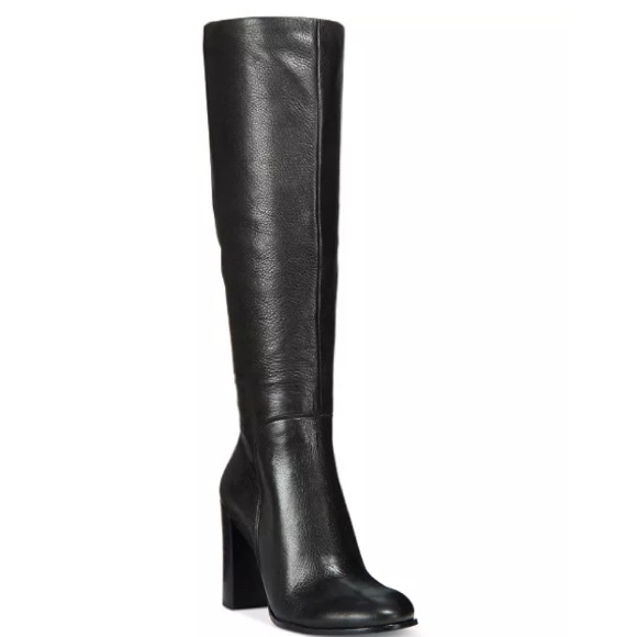 Kenneth Cole JUSTIN LEATHER HIGH HEEL KNEE BOOT - Picture 2 of 6